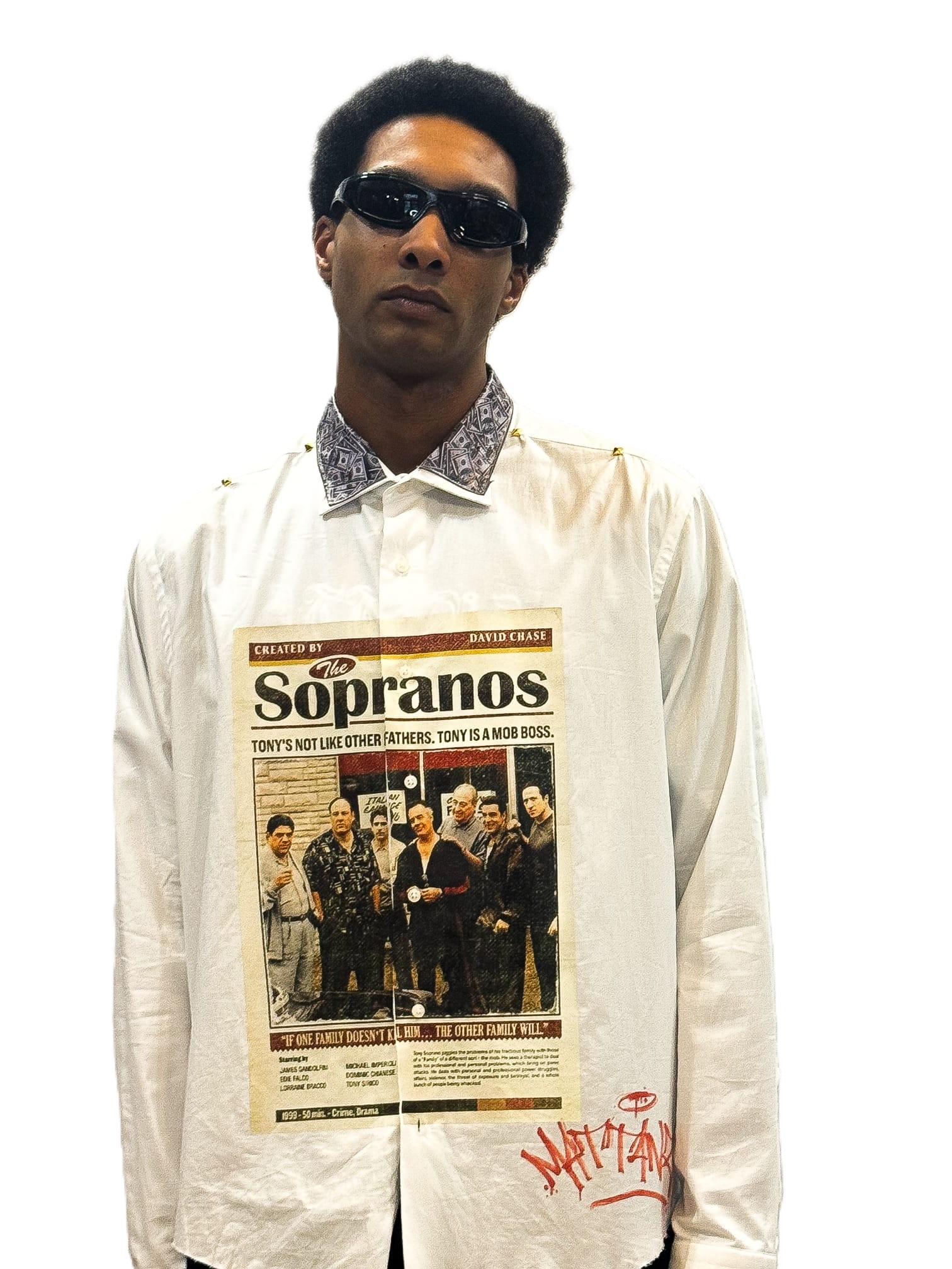 Mattanza Soprano Family - Camicia Taglia Unica Big Oversize